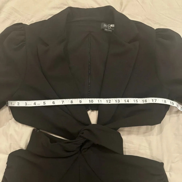 PatBO Cutout Blazer Mini Dress in Black - Picture 12 of 16